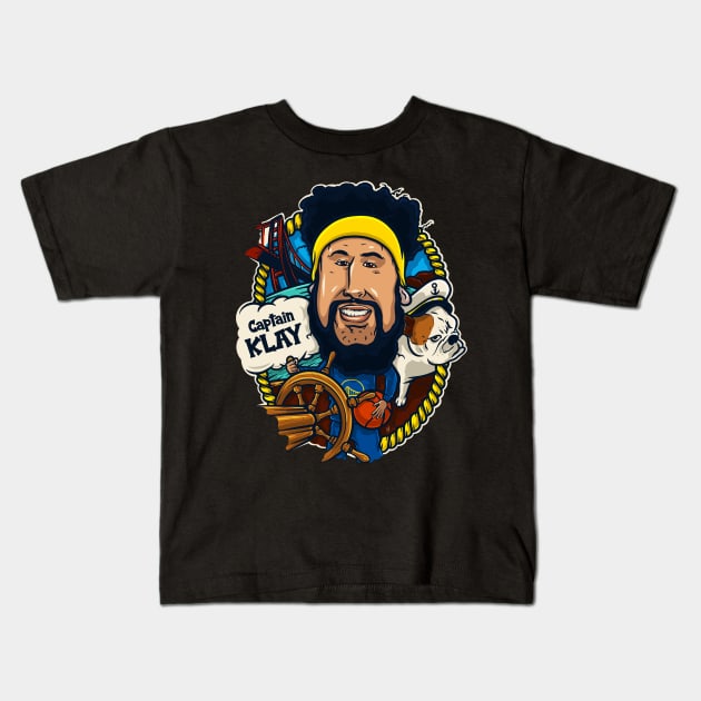 Captain Klay Kids T-Shirt by teeleoshirts